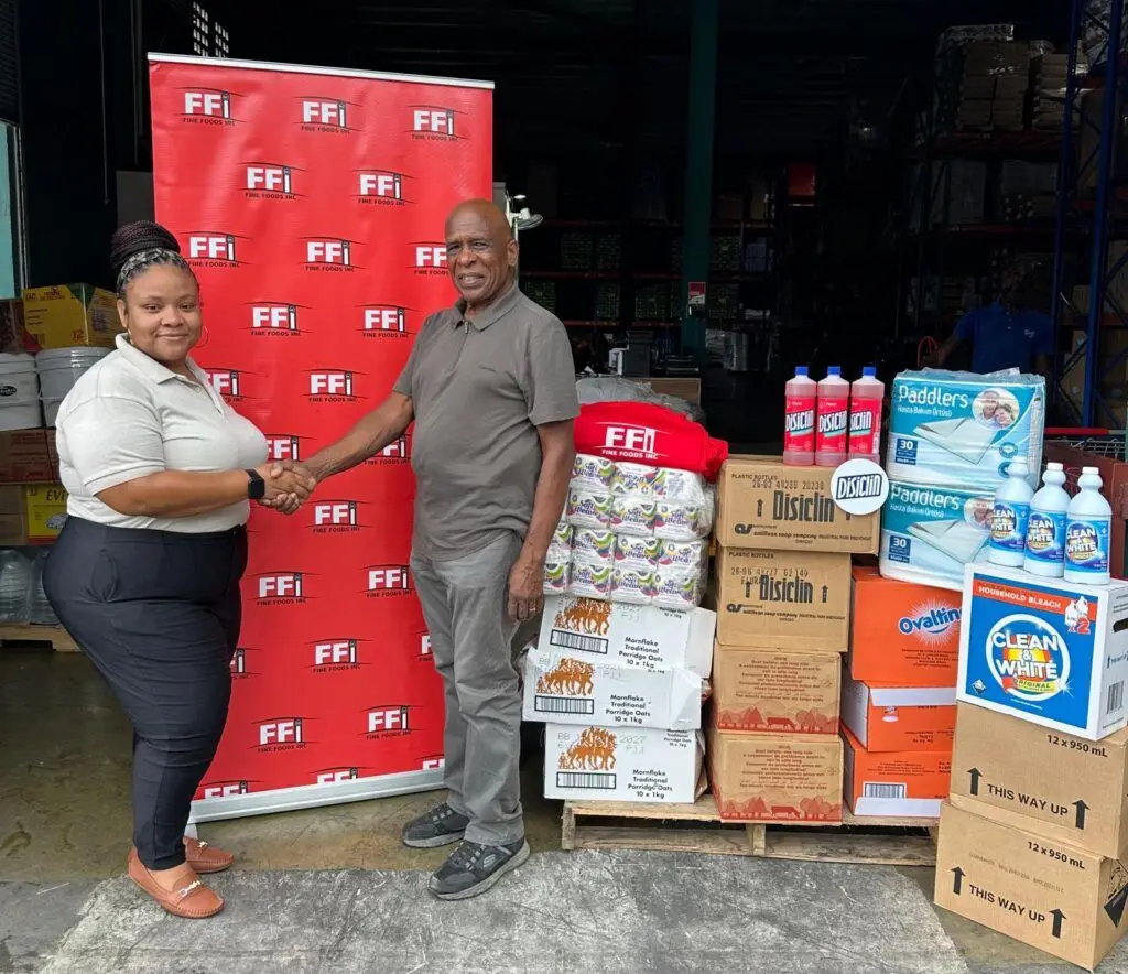 Image 1 accompanying “Fine Foods Inc. Donates to Dominica Council on Ageing in Recognition of Month of the Elderly”