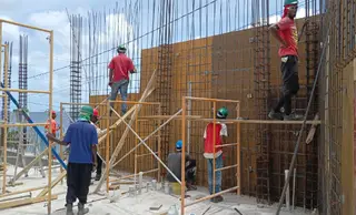 Image 1 accompanying “Construction of NCCU’s La Salette Branch Reaches Advanced Stage”